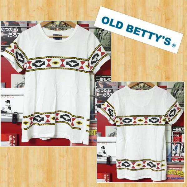 OLD BETTY'S オールドベティーズ Tシャツ 美品 日本製