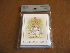  abroad goods Peter Rabbit birthday party for invitation 