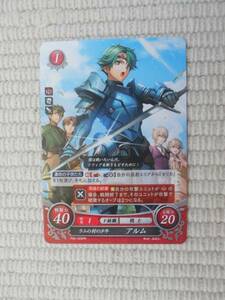 ３ＤＳ ファイアーエムブレム エコーズ もうひとりの英雄王 早期購入特典 ＴＣＧ ファイアーエムブレム０（サイファ） ＰＲカード アルム