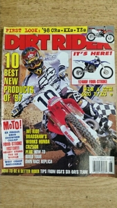 DIRT RIDER magazine 1997 8 month number 