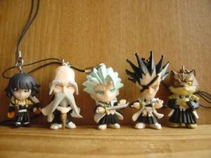 *Ffr09AZ bleach mascot .. 10 three .. that three all 5 kind BLEACH*BANDAI Bandai *200 jpy =006027_c