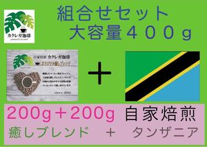 自家焙煎豆 期間限定組合せセット 大容量400g カクレガ珈琲人気商品 贈り物に