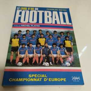  foreign book French soccer 1984 yearbook EURO84 special collection France representative pra tini World Cup 