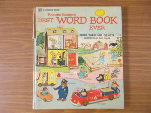 リチャード　スカ―リーズ　BEST WORD BOOK EVER　汚れ、変色、傷み、書込み有り　中古品