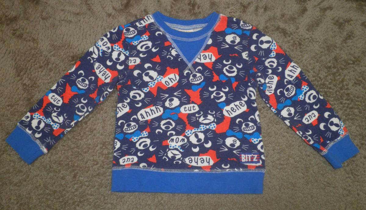 BIT'Z　ビッツ　ネコ　トレーナー　１００