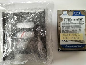 2.5 in HDD 320ギガ変換ブラケット付