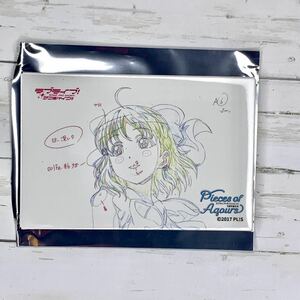 ☆ ラブライブ！サンシャイン!! 5周年展示会 Pieces of Aqours 原画スクエア缶バッジ 高海千歌