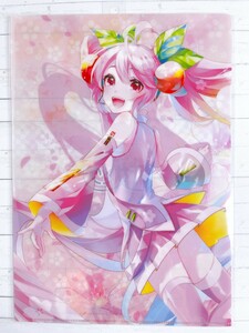 ☆ 初音ミク 桜ミク フェア 2022 報知新聞創刊150周年 アニメイト クリアファイル 白雪とわ ver.☆