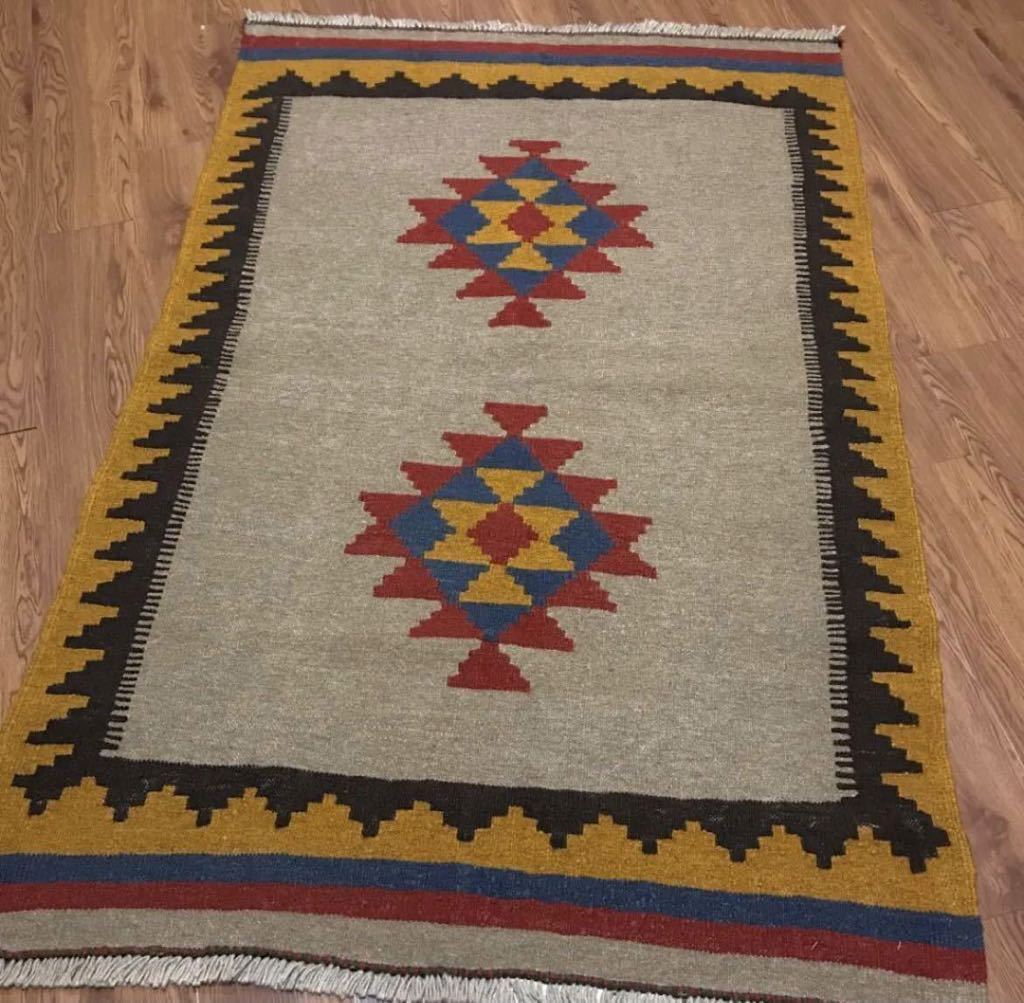 最適な価格 ペルシャ絨毯 (ユニーク品) キリム スマック織り (ユニーク 