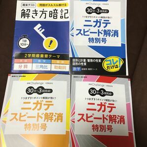 進研ゼミ　ニガテスピード解消特別号 数英国、解き方暗記ブック