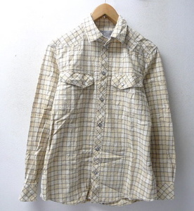 ◆nonnative ノンネイティブ グラフチェック ウエスタン シャツ サイズ1