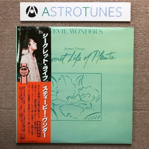 傷なし美盤 美ジャケ 美品 Stevie Wonder 1979年 2枚組LPレコード Journey Through The Secret Life Of Plants 国内盤 帯付の画像1