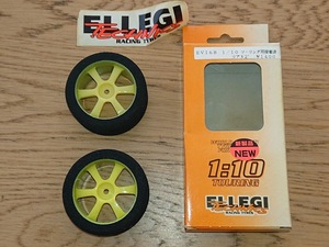 ELLEGI TECHNICS 1/10TOURING EV16B リア32°接着済タイヤ 未使用新品