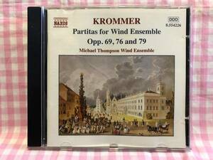 0370 CD クロンマー/管楽アンサンブルのためのパルティータ集　第3集　マイケル・トンプソン管楽アンサンブル