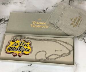 レア！新品　未使用　正規品★Vivienne Westwood　アクティブレジスタンス　ペンダント