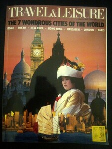 Ba1 03912【洋書】TRAVEL＆LEISURE THE 7 WONDROUS CITIES OF THE WORLD ASIA EDITION PREMIER ISSUE 1986 volume1/Number1 ROME JERUSALEM
