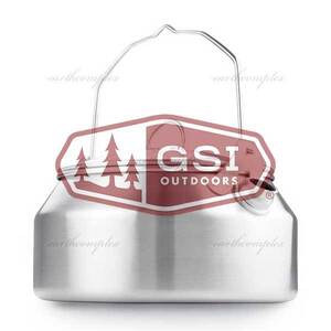 新品│送料無料│ジーエスアイ アウトドアーズ グレイシャー ステンレス ケトル 1L★GSI Glacier Stainless Kettle ブッシュクラフト対応