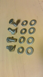  hexagon head bolt M6×12mm 4 piece & washer 2 kind each 4 sheets 