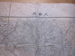 古地図　大田原　5万分の1地形図◆昭和２年◆福島県　栃木県