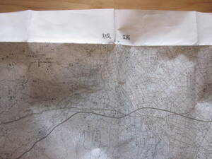 古地図　城端　5万分の1地形図◆平成６２年◆石川県　富山県