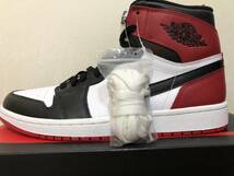 送料無料 正規 Nike air Jordan 1 Retro High OG 27.5cm つま黒 black red white ナイキ ジョーダン レトロ ハイ 555088-184_画像6