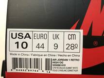 送料無料 正規 Nike air Jordan 1 Retro High OG 28cm bred toe black red white ナイキ ジョーダン1 レトロ ハイ ブレッド 555088-610_画像8