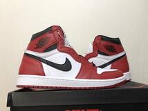 送料無料 Nike air Jordan 1 Retro High OG 28cm chicago white red black ナイキ ジョーダン1 レトロ ハイ シカゴ 555088-101_画像3