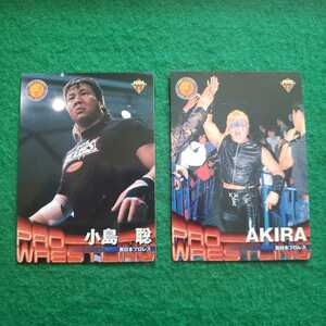 BBM 1999年 プロレスカード ★小島 聡 No28(新日本プロレス) ★AKIRA No31(新日本プロレス)