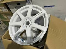 新品！！訳あり品！！WORK EMOTION XT7　18インチ　７．５Ｊ＋４８　５/１００　２２５/４０Ｒ１８　タイヤセット　８６　レガシィ　など_画像3