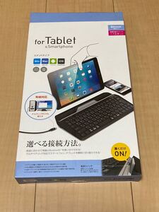 スタンド付キーボード BT+有線 TK-DCP02BK (ブラック)