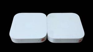 通電確認済み 純正品 アップル Apple AirMac Express A1392 802.11n 第2世代 ベースステーション 無線LAN Wi-Fi 2個セット ホワイト