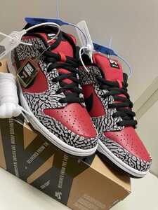 お盆価格1000円〜【エラー品】ナイキ ダンク ロー シュプリーム NIKE DUNK LOW ”SUPREME”28cm US10 新品未使用品 JORDAN ジョーダン