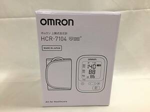 【未使用】 OMRON オムロン 上腕式血圧計 HCR-7104 管1CARR