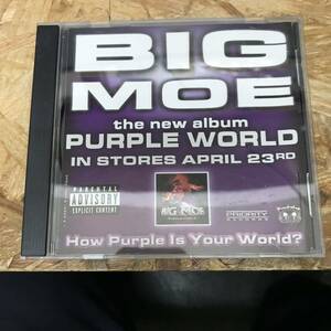シ● HIPHOP,R&B BIG MOE - HOW PURPLE IS YOUR WORLD? 5曲入り,RARE,G-RAP CD 中古品