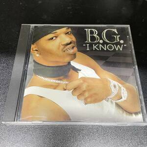 ● HIPHOP,R&B B.G. - I KNOW シングル, INST, CASH MONEY, G-RAP, 2000, PROMO CD 中古品