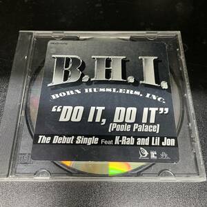 ● HIPHOP,R&B B.H.I - DO IT, DO IT (POOLE PALACE) シングル, INST, PROMO CD 中古品