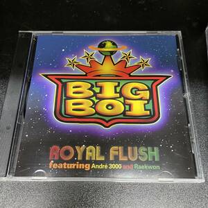 ● HIPHOP,R&B BIG BOI - ROYAL FLUSH シングルINST, ANDRE3000, RAEKWON, 2008, RARE, PROMO CD 中古品