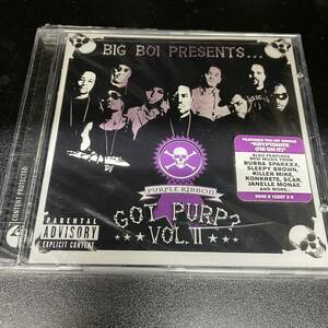 ● HIPHOP,R&B BIG BOI PRESENTS - GOT PURP? VOL.II ALBUM, 2005, RARE CD 中古品