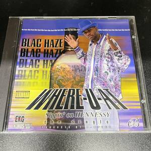 ● HIPHOP,R&B BLAC HAZE - WHERE-U-AT シングル, INST, 90'S, 1998, RARE CD 中古品