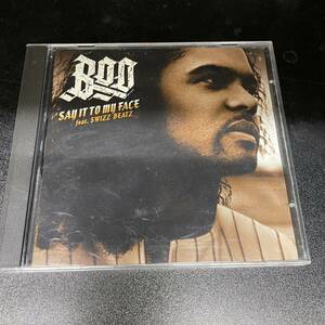 ● HIPHOP,R&B BOO - SAY IT TO MY FACE シングル, INST, 2005, PROMO, RARE CD 中古品