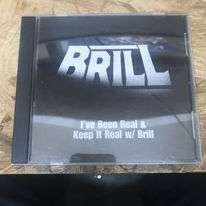 ● HIPHOP,R&B BRILL - I'VE BEEN REAL & KEEP IT REAL W/ BRILL INST,シングル,RARE,INDIE CD 中古品