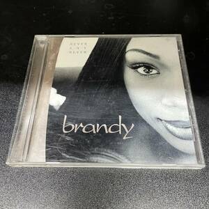 ● HIPHOP,R&B BRANDY - NEVER SAY NEVER ALBUM, 16 SONGS, 90'S, 1996, 名盤 CD 中古品