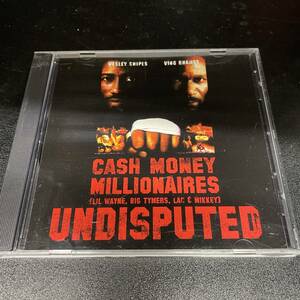 ● HIPHOP,R&B CASH MONEY MILLIONAIRES - UNDISPUTED, シングル, INST, CASHMONEY, PROMO CD 中古品