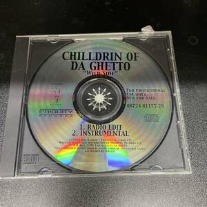 ● HIPHOP,R&B CHILLDRIN OF DA GHETTO - WILD SIDE シングル, G-RAP, INST, 90'S, 1999, PROMO CD 中古品