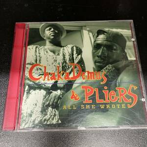 ● ROCK,POPS CHAKA DEMUS & PLIERS - ALL SHE WROTE ALBUM, 90'S, 1993, 14 SONGS, RARE CD 中古品
