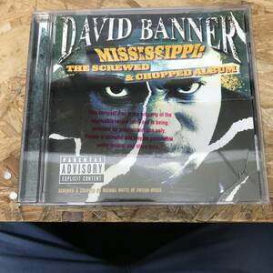 ● HIPHOP,R&B DAVID BANNER - MISSISSIPPI THE SCREWED & CHOPPED ALBUM 名盤!!! CD 中古品