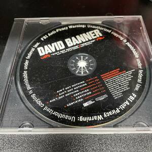 ● HIPHOP,R&B DAVID BANNER - AIN'T GOT NOTHING シングル, 6 SONGS, INST, 2005, PROMO CD 中古品