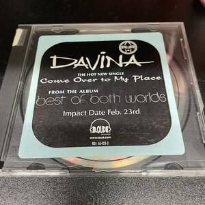 ● HIPHOP,R&B DAVINA - COME OVER TO MY PLACE シングル, 3 SONGS, LOUD RECORDS, 90'S, 1998, PROMO CD 中古品