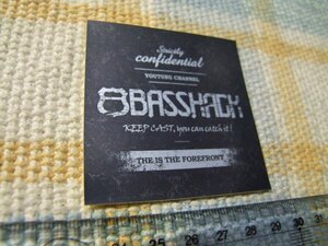 BASSHACK / バスハック/ステッカー/シール/A ※ ヤフーショッピングストア/レア物商会・健美堂でも大量出品中