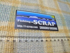 FISHING-SCRAP/フィッシングスクラップ/ステッカー/シール/J※ ヤフーショッピングストア/レア物商会・健美堂でも大量出品中